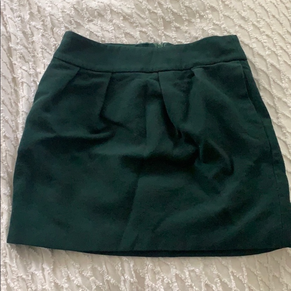 Forrest green skirt